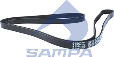 Sampa 207.252 - Поликлиновой ремень autosila-amz.com
