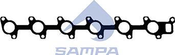 Sampa 210.392 - Прокладка, выпускной коллектор autosila-amz.com