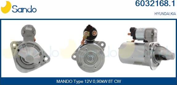 Sando 6032168.1 - Стартер autosila-amz.com