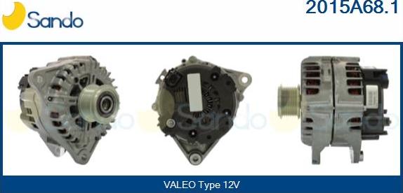 Sando 2015A68.1 - Генератор autosila-amz.com