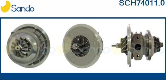 Sando SCH74011.0 - Картридж турбины, группа корпуса компрессора autosila-amz.com