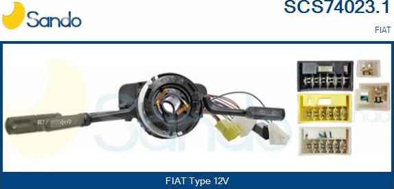 Sando SCS74023.1 - Выключатель на рулевой колонке autosila-amz.com