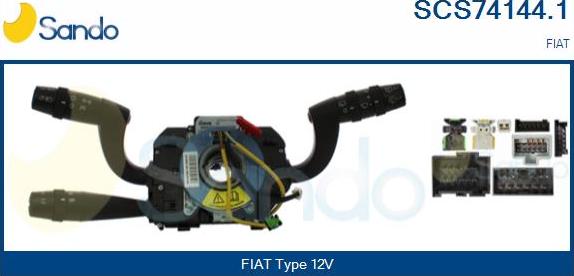 Sando SCS74144.1 - Выключатель на рулевой колонке autosila-amz.com