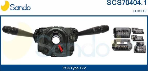 Sando SCS70404.1 - Выключатель на рулевой колонке autosila-amz.com