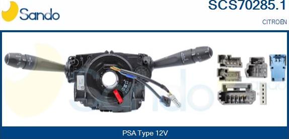 Sando SCS70285.1 - Выключатель на рулевой колонке autosila-amz.com