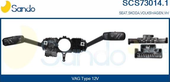 Sando SCS73014.1 - Выключатель на рулевой колонке autosila-amz.com