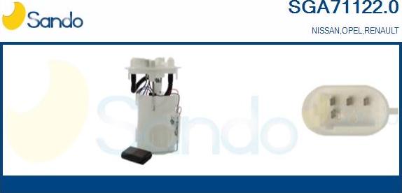 Sando SGA71122.0 - Модуль топливного насоса autosila-amz.com