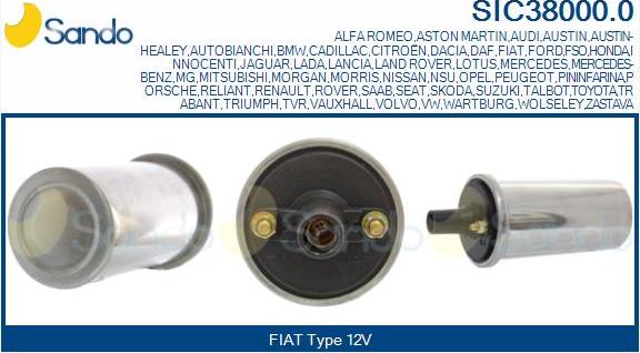 Sando SIC38000.0 - Катушка зажигания autosila-amz.com