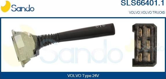 Sando SLS66401.1 - Выключатель на рулевой колонке autosila-amz.com