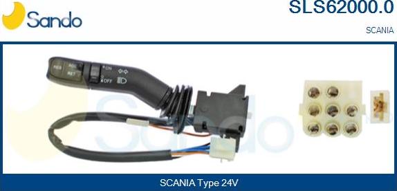 Sando SLS62000.0 - Выключатель на рулевой колонке autosila-amz.com