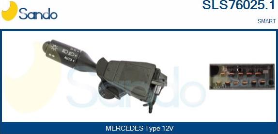 Sando SLS76025.1 - Выключатель на рулевой колонке autosila-amz.com