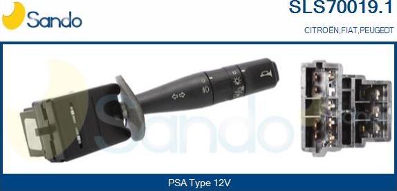 Sando SLS70019.1 - Выключатель на рулевой колонке autosila-amz.com