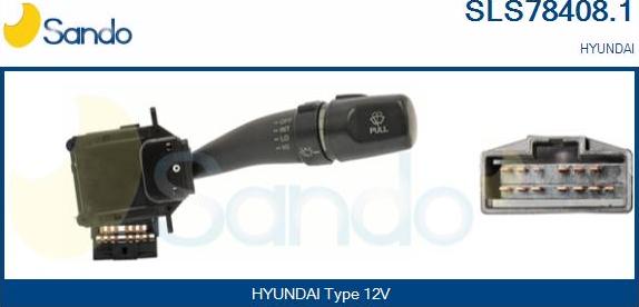 Sando SLS78408.1 - Выключатель на рулевой колонке autosila-amz.com