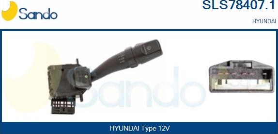 Sando SLS78407.1 - Выключатель на рулевой колонке autosila-amz.com