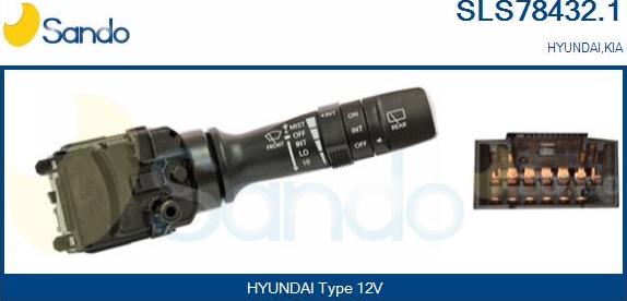 Sando SLS78432.1 - Выключатель на рулевой колонке autosila-amz.com