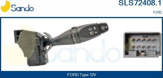 Sando SLS72408.1 - Выключатель на рулевой колонке autosila-amz.com