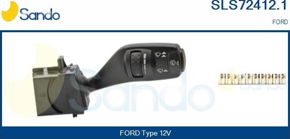 Sando SLS72412.1 - Выключатель на рулевой колонке autosila-amz.com