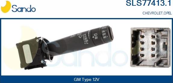 Sando SLS77413.1 - Выключатель на рулевой колонке autosila-amz.com