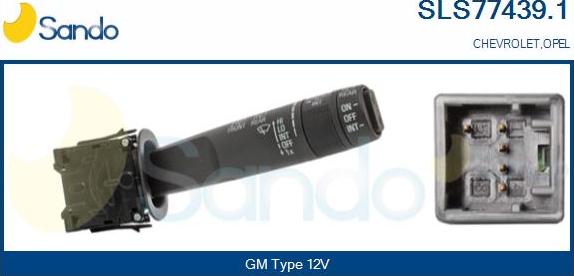 Sando SLS77439.1 - Выключатель на рулевой колонке autosila-amz.com