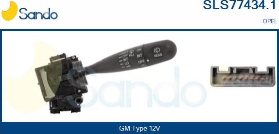 Sando SLS77434.1 - Выключатель на рулевой колонке autosila-amz.com