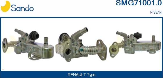 Sando SMG71001.0 - Модуль возврата ОГ autosila-amz.com