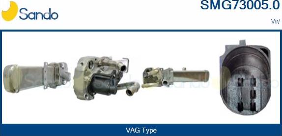 Sando SMG73005.0 - Модуль возврата ОГ autosila-amz.com