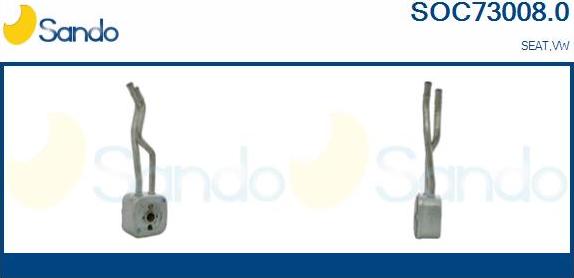 Sando SOC73008.0 - Масляный радиатор, двигательное масло autosila-amz.com
