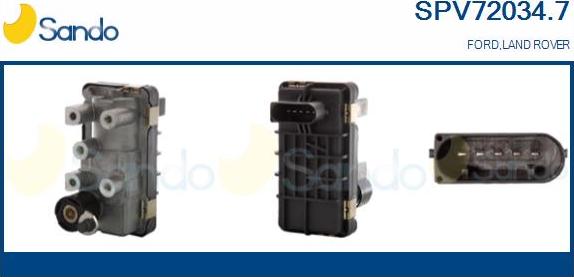 Sando SPV72034.7 - Клапан регулирования давления нагнетателя autosila-amz.com