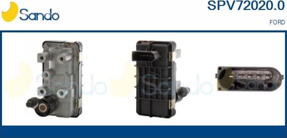 Sando SPV72020.0 - Клапан регулирования давления нагнетателя autosila-amz.com