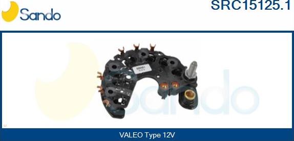 Sando SRC15125.1 - Выпрямитель, диодный мост, генератор autosila-amz.com