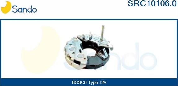 Sando SRC10106.0 - Выпрямитель, диодный мост, генератор autosila-amz.com