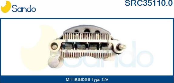 Sando SRC35110.0 - Выпрямитель, диодный мост, генератор autosila-amz.com