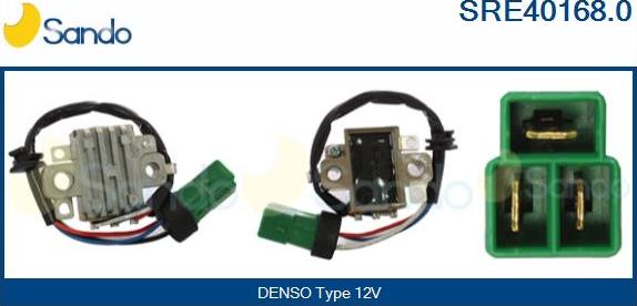 Sando SRE40168.0 - Регулятор напряжения, генератор autosila-amz.com