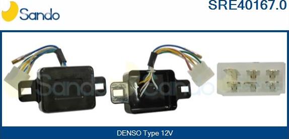 Sando SRE40167.0 - Регулятор напряжения, генератор autosila-amz.com