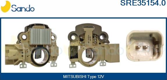 Sando SRE35154.0 - Регулятор напряжения, генератор autosila-amz.com