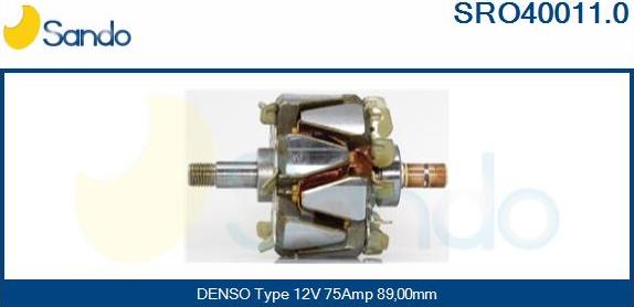 Sando SRO40011.0 - Ротор, генератор autosila-amz.com