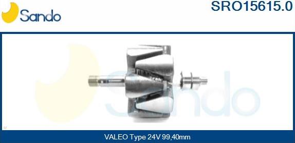 Sando SRO15615.0 - Ротор, генератор autosila-amz.com