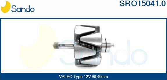 Sando SRO15041.0 - Ротор, генератор autosila-amz.com