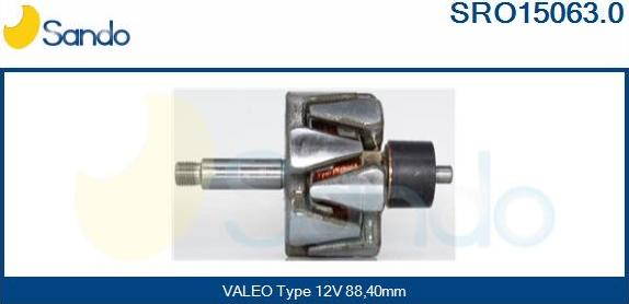 Sando SRO15063.0 - Ротор, генератор autosila-amz.com