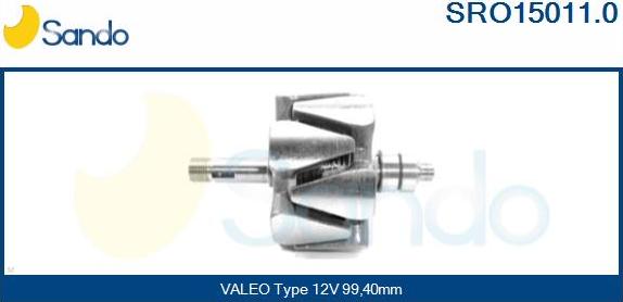 Sando SRO15011.0 - Ротор, генератор autosila-amz.com
