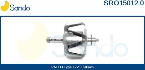 Sando SRO15012.0 - Ротор, генератор autosila-amz.com