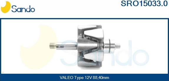Sando SRO15033.0 - Ротор, генератор autosila-amz.com