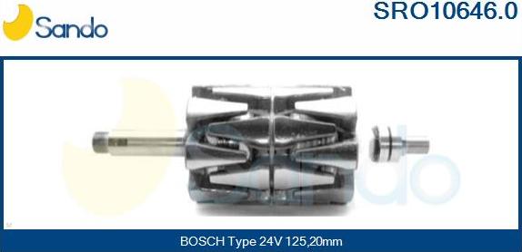 Sando SRO10646.0 - Ротор, генератор autosila-amz.com