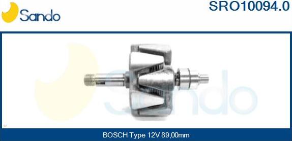 Sando SRO10094.0 - Ротор, генератор autosila-amz.com