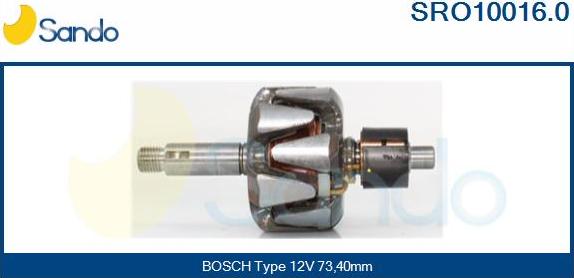 Sando SRO10016.0 - Ротор, генератор autosila-amz.com