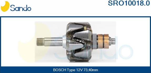 Sando SRO10018.0 - Ротор, генератор autosila-amz.com