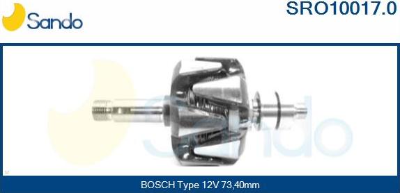 Sando SRO10017.0 - Ротор, генератор autosila-amz.com