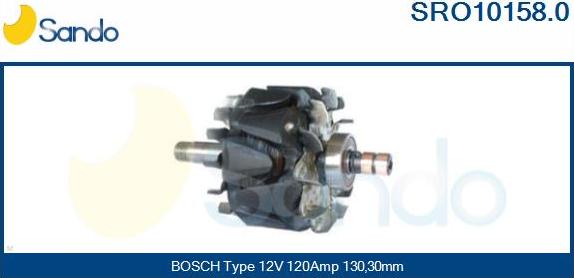 Sando SRO10158.0 - Ротор, генератор autosila-amz.com