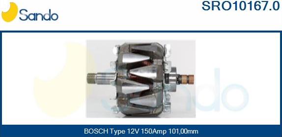 Sando SRO10167.0 - Ротор, генератор autosila-amz.com