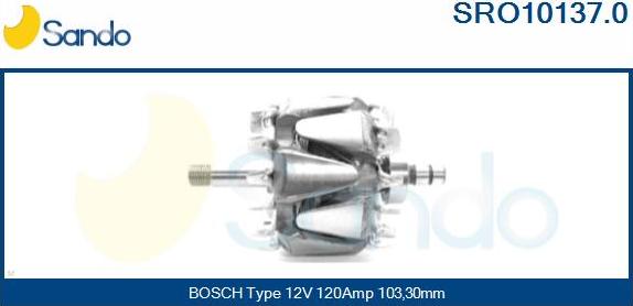 Sando SRO10137.0 - Ротор, генератор autosila-amz.com